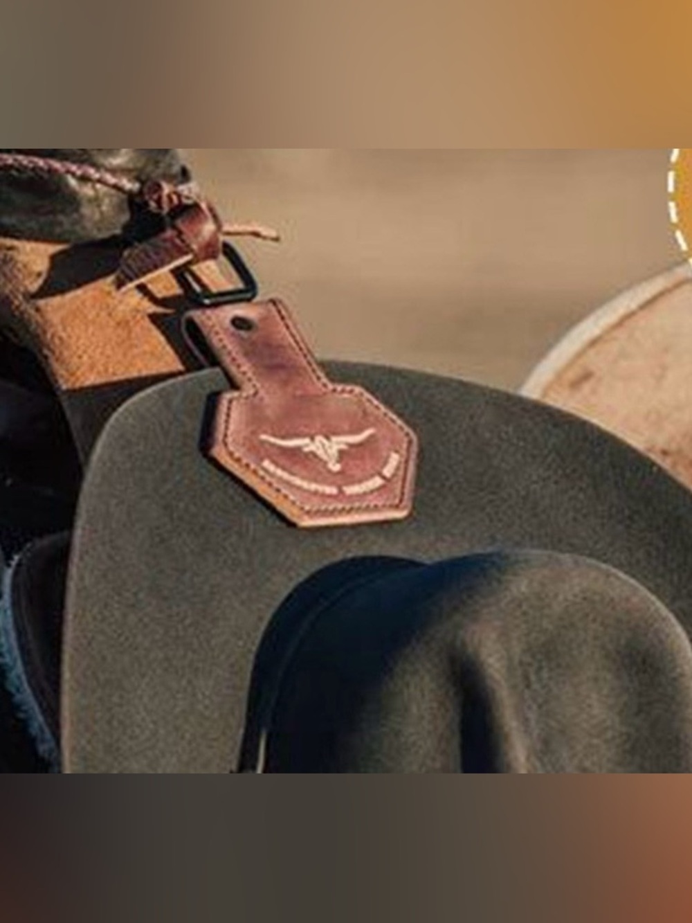 Cowboy Hat Holder.Leather Magnetic Cap Clip Hat Organizer Black